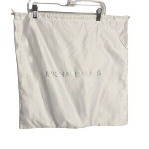 Michael Kors LOGO Dustbag‎ Dust Bag for Small Bag Purse 18" x 18" White Silver